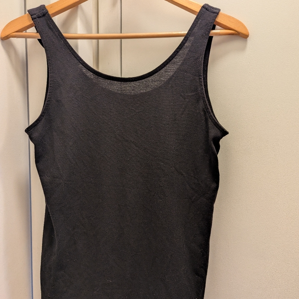 Black Ruffle Tank Top - Picture 3 of 6
